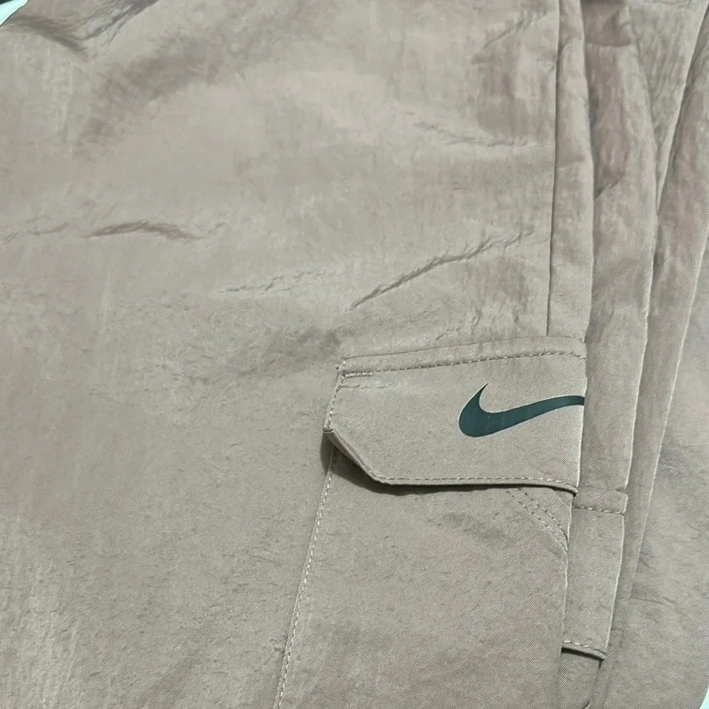 Nike Brown Wide Leg Pants Relaxed Fit